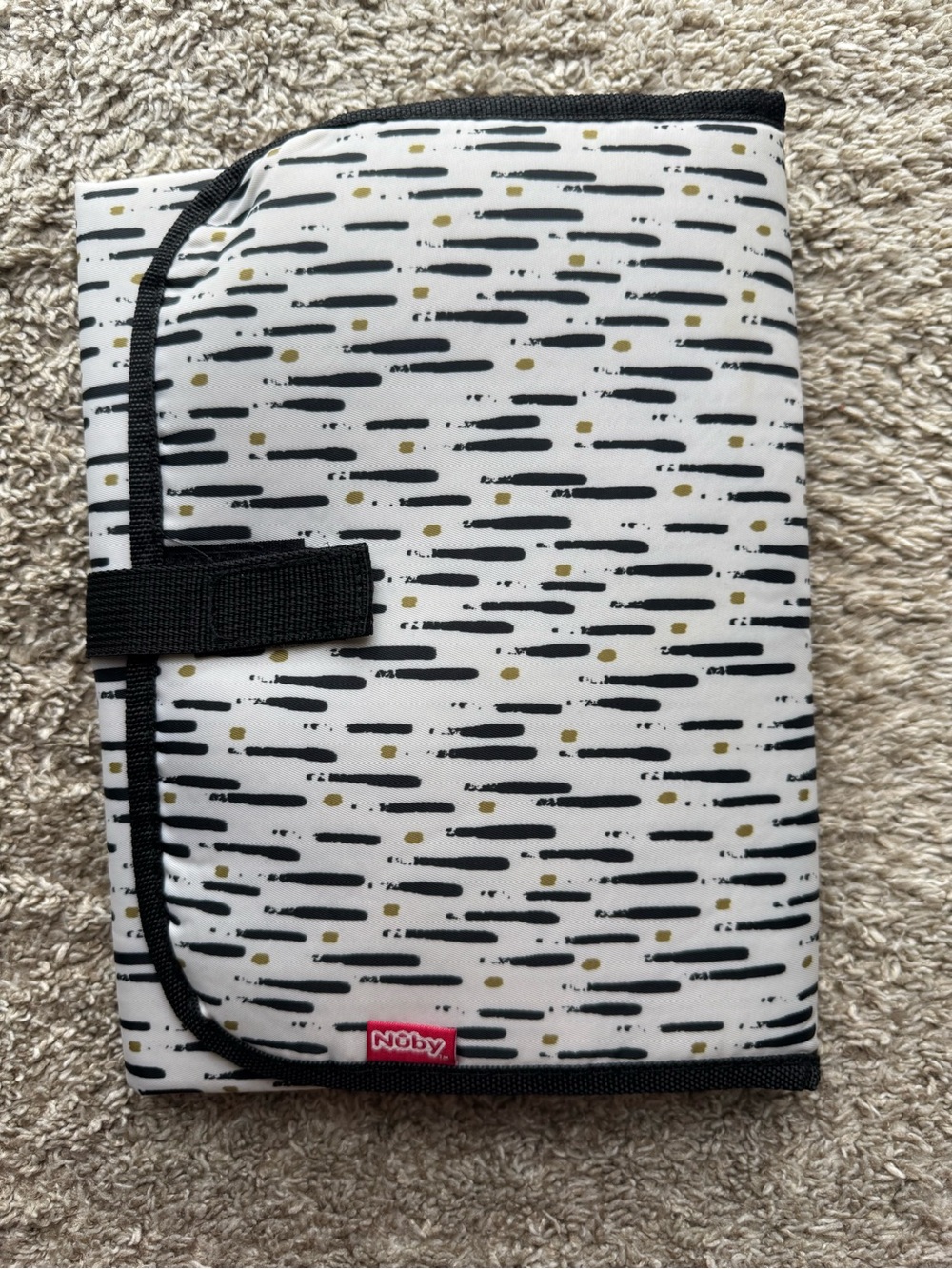 Nuby Portable Baby Changing Pad Foldable Travel Diaper Mat 26.5” x 21”